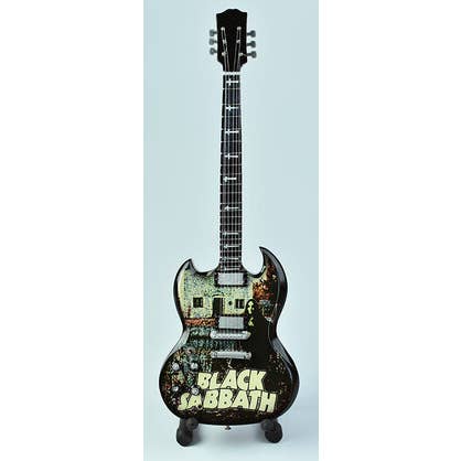 Chitarra in miniatura Black Sabbath per la vendita all'ingrosso da parte di Ocean Peak Australia and New Zealand Pty Ltd