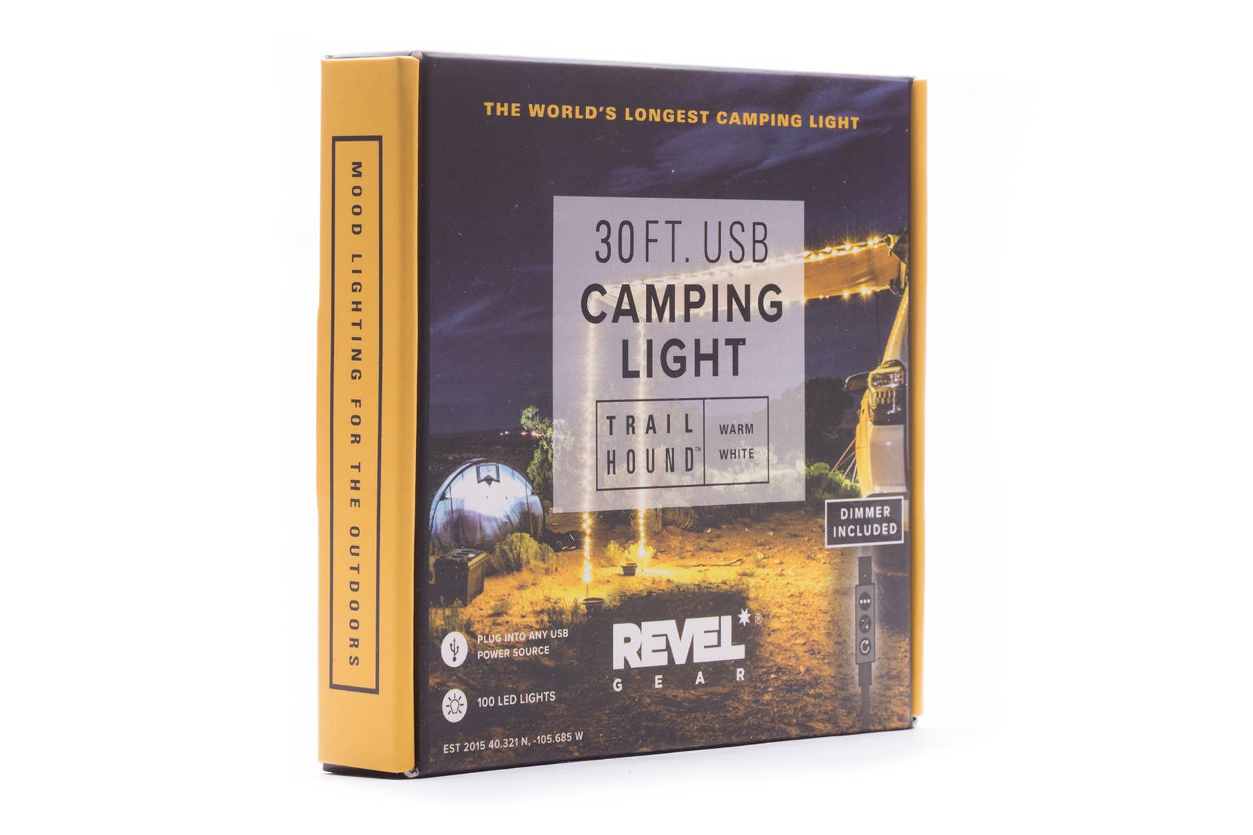 Revel Gear - Wholesale String Lights - Trail Hound™ 30ft. LED Dimmable USB Camping Light Warm White2