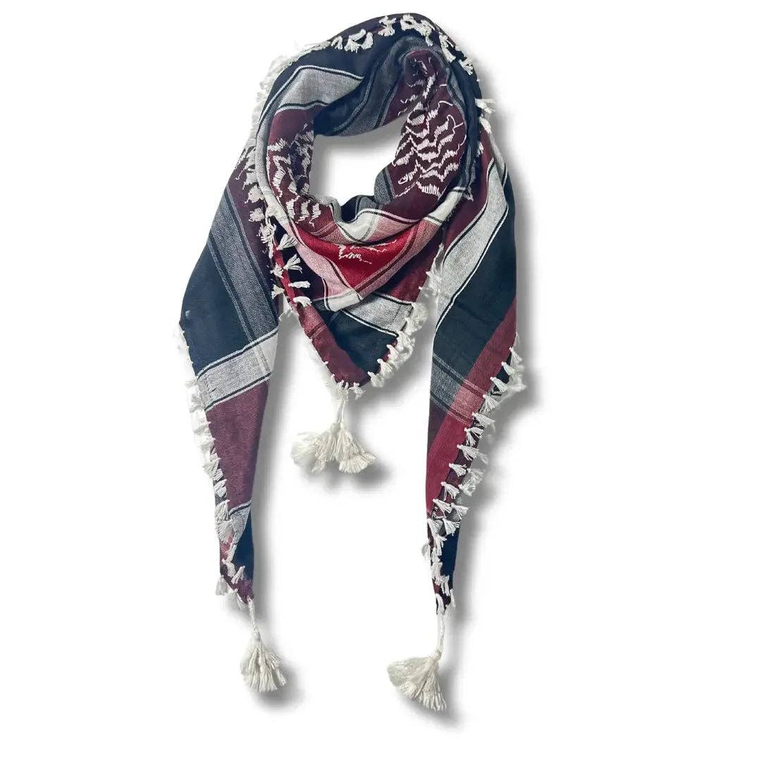 Palestinian Elegance - Wholesale Scarf - Women's - Colorful Kuffiyehs: Cultural Heritage and Versatile Style12