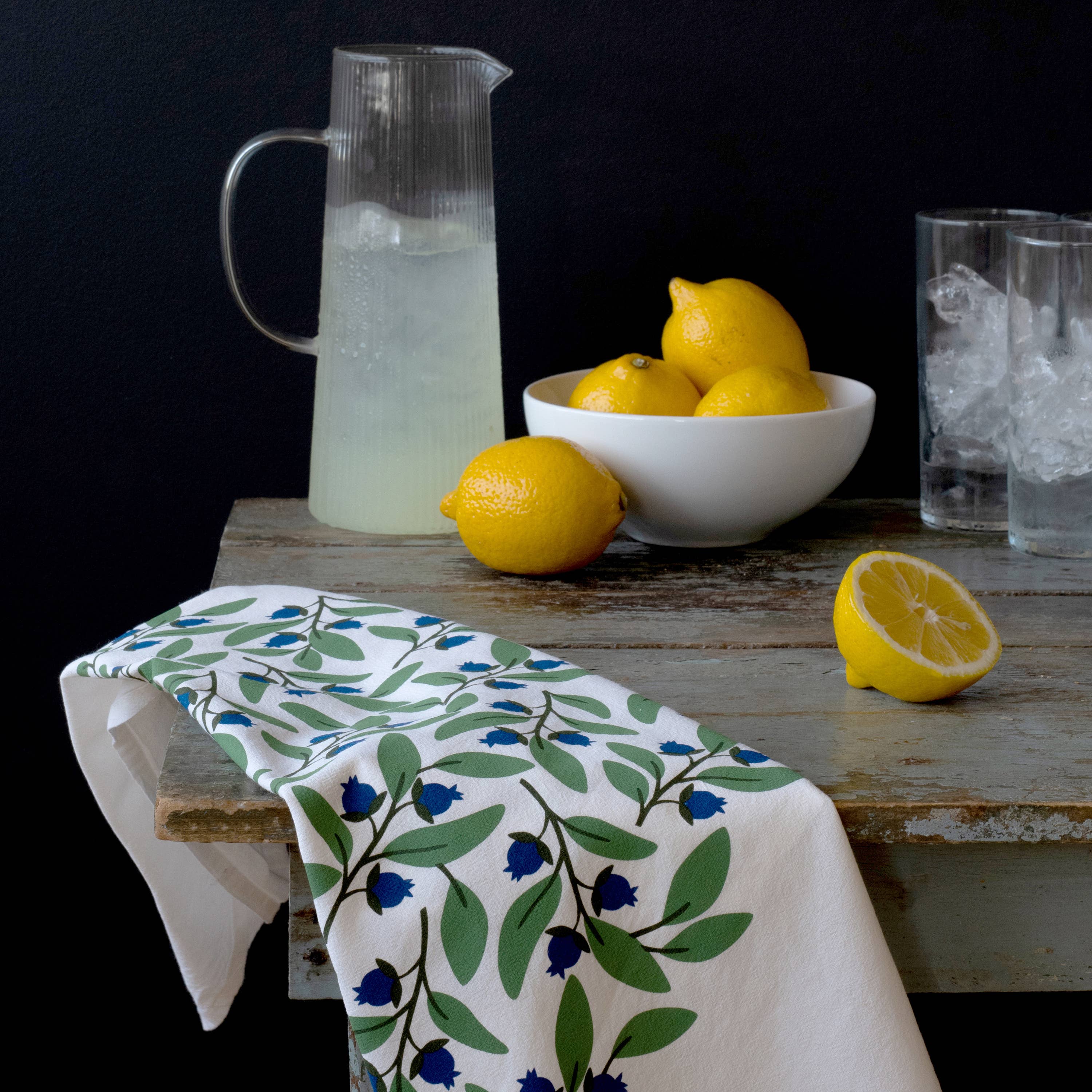 HAZELMADE® Tea Towels + Gifts - Wholesale Tea Towel - Blueberry Tea Towel | Kitchen Decor1