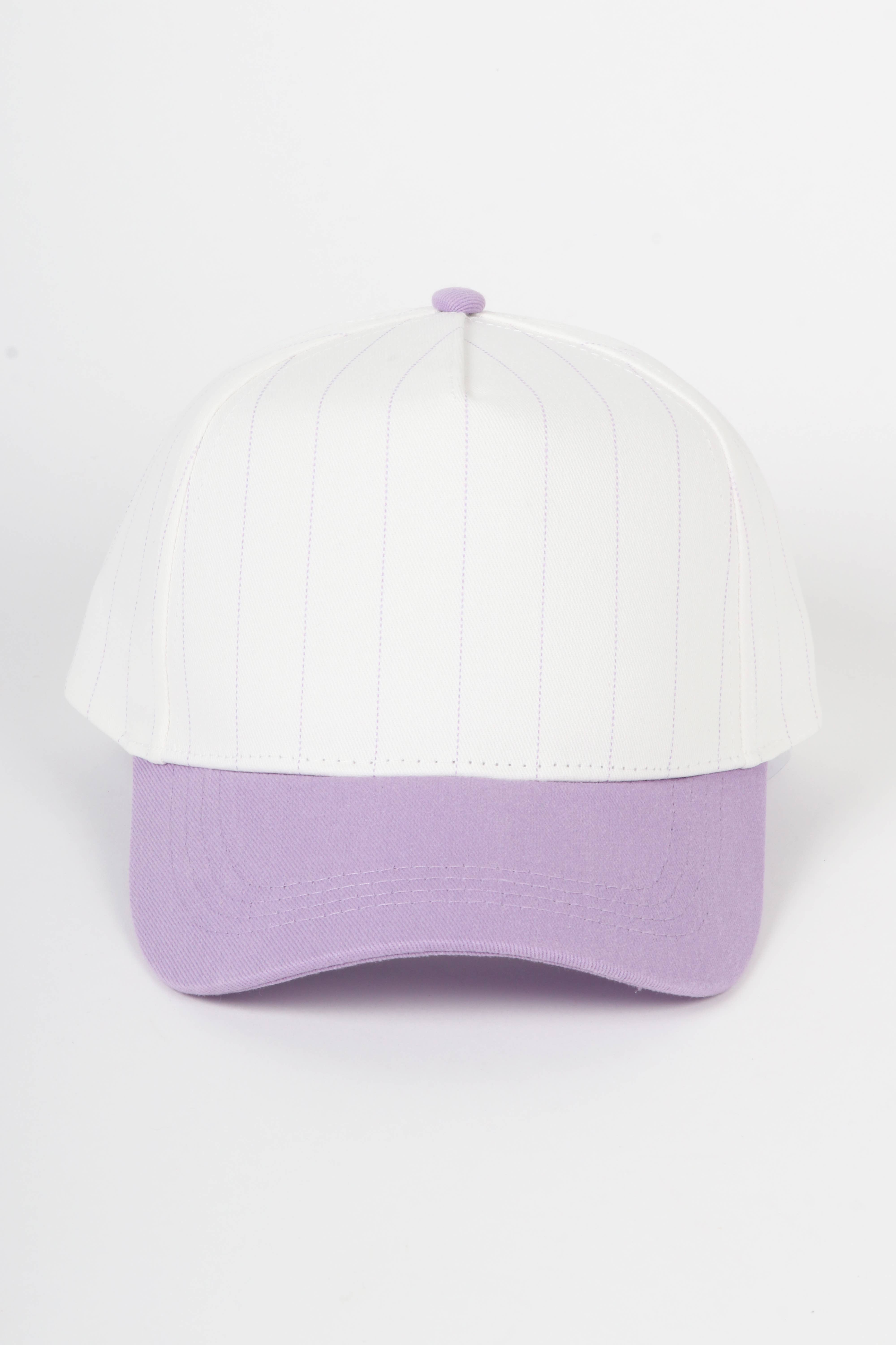 David And Young - Wholesale Baseball Cap - Unisex - Pinstripe Two-Tone Baseball Cap6