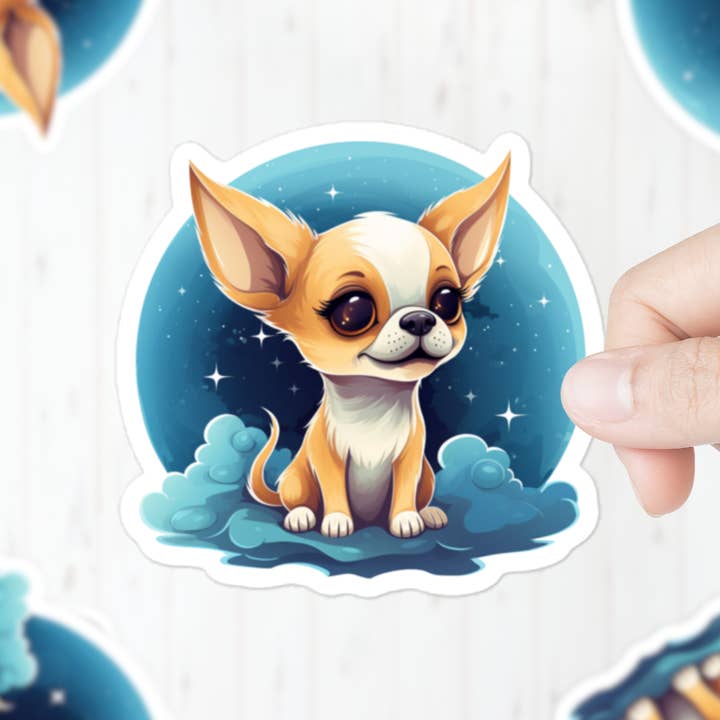 Chihuahua-Aufkleber | Haustier-, Hundeaufkleber für den Großhandel von Mystical Clarity