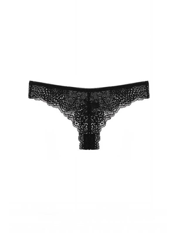 Best Underwear Line - Wholesale Underwear - Women's - Floral Lace Thong-YM-33340-THG