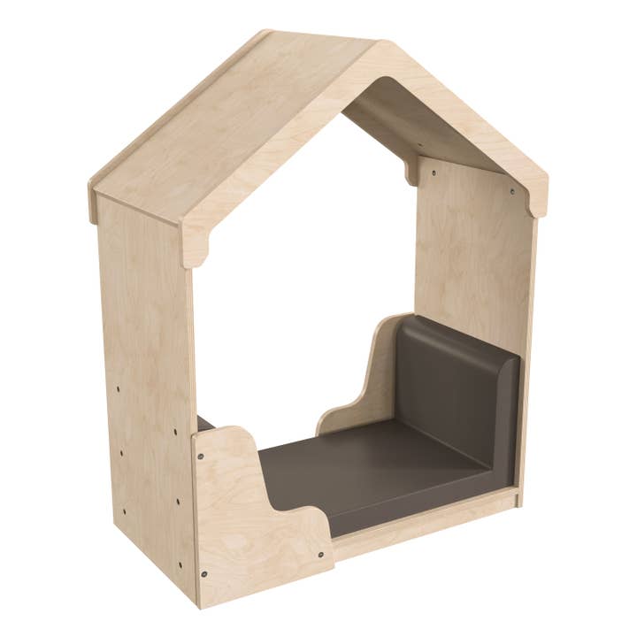 Coin de lecture en bois Bright Beginning avec assise rembourrée pour la vente par Flash Furniture