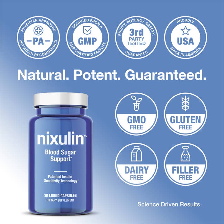 Nixulin - Wholesale Oral Supplement/Vitamin - Natural Blood Sugar Support, Capsules, 30-Day Supply7