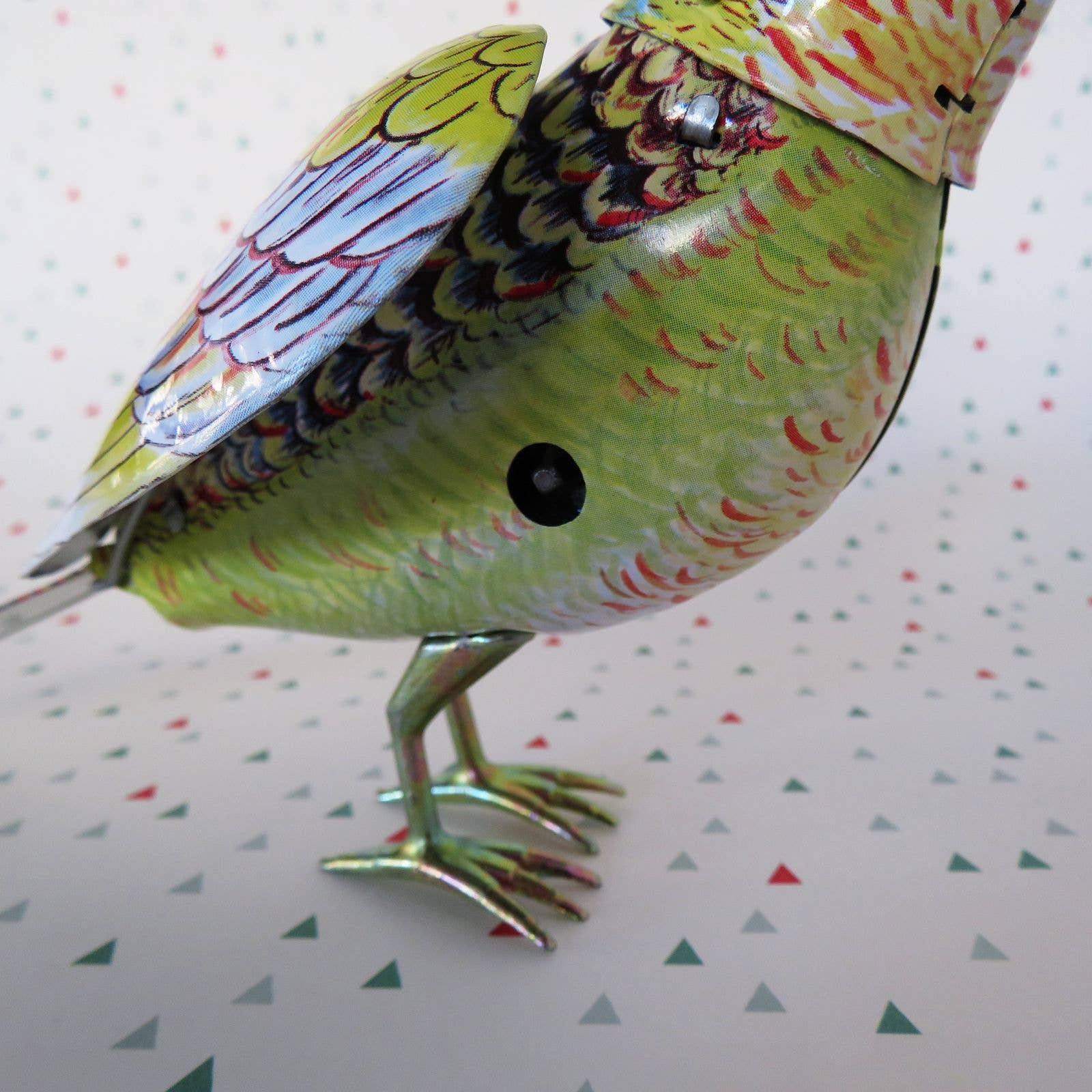 Tribal Trade GmbH - Wholesale Decorative Figurine - Tin toy singing bird songbird9