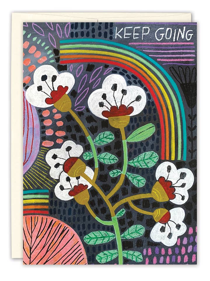 Keep Going Encouragement Card for wholesale by Biely & Shoaf