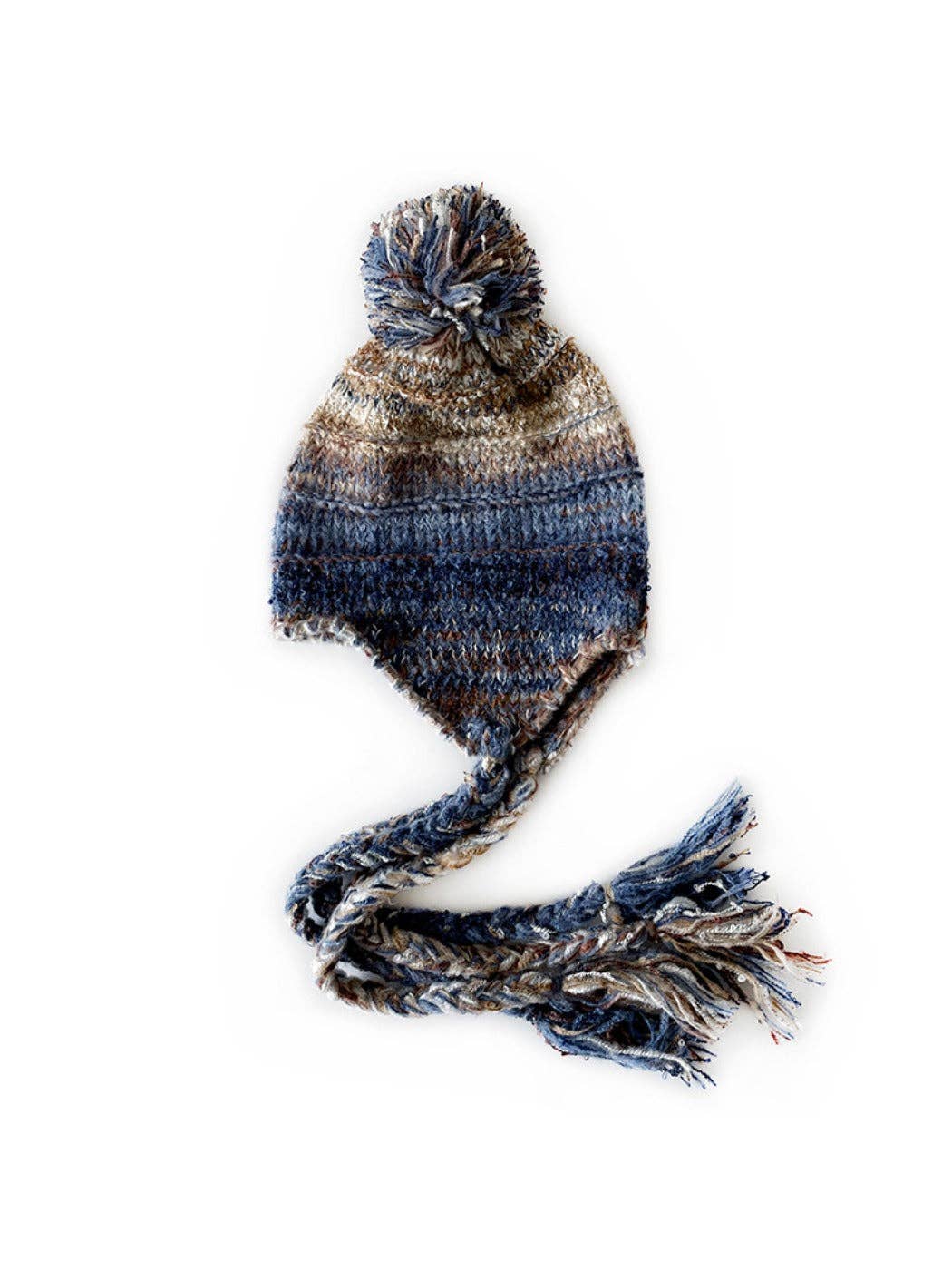 Funkyrel® Atzbranding Limited - Wholesale Beanie - Dames - Haila - Dames Colorblock Gebreide Oorflap Muts0