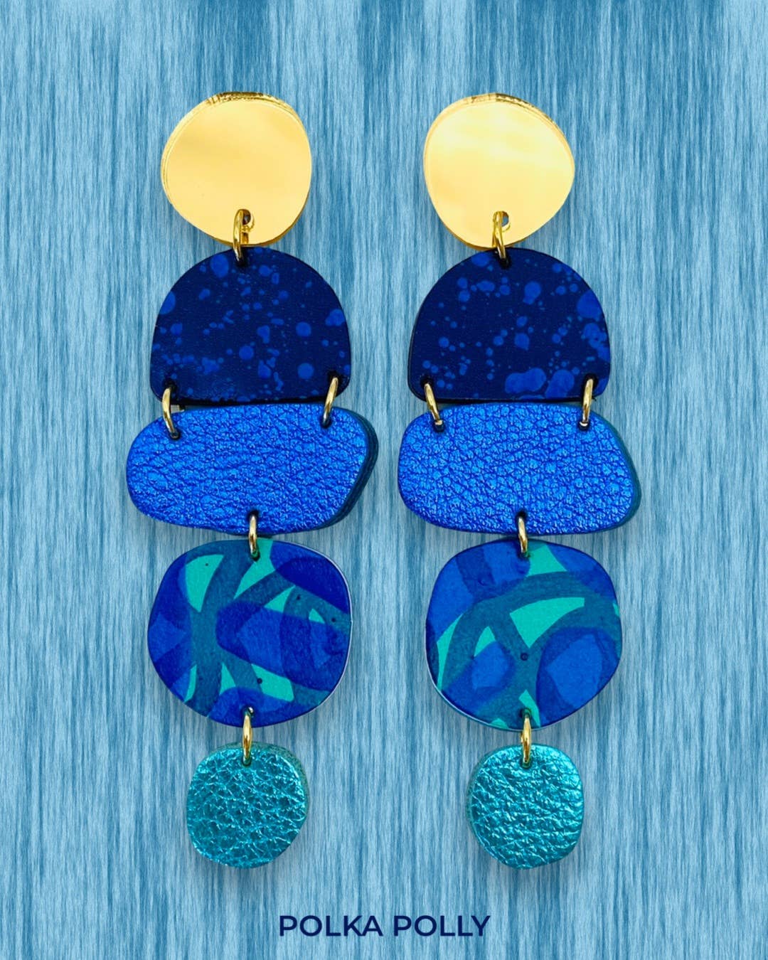 Polka Polly – Brincos de argola por atacado – UPALA Yoga - Oceanna2