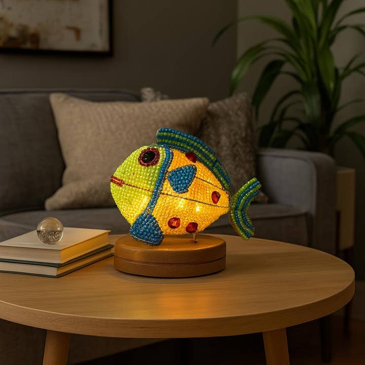 Beadworx By Extol Accessories Ltd. - Wholesale Accent/Desk Lamp - Lamp, Fish4