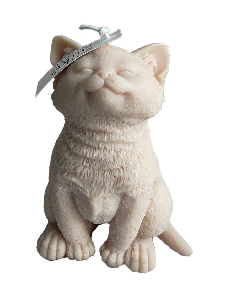 Cat Candle XL | Animal Sculpture Candle | Silke-Amsterdam for wholesale by Silke-Amsterdam