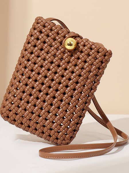 Woven Crossbody Purse Handmade Shoulder Bag Purse for wholesale by Crave by FW