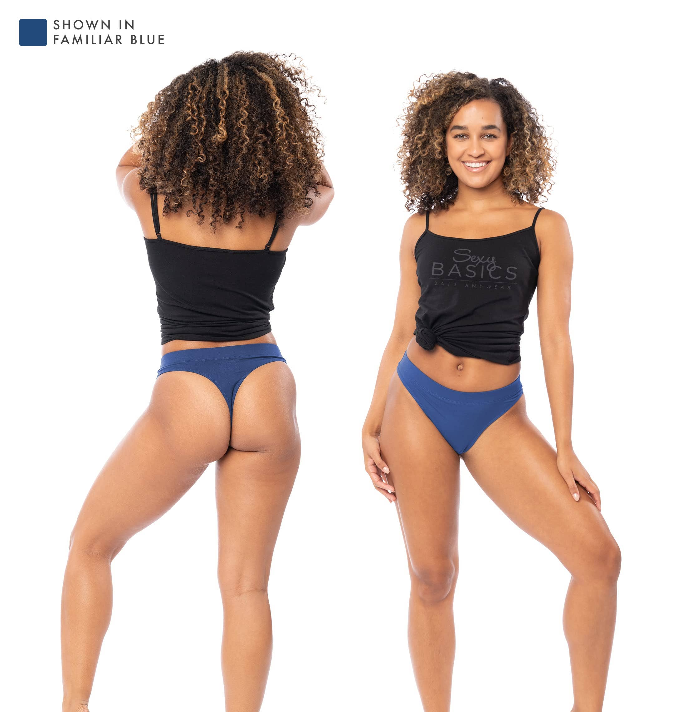 I-Wear Brands – Roupa interior - Mulher por atacado – 6 Pack Mulher Rayon Desporto Ativo Thong Pantie Roupa Interior3