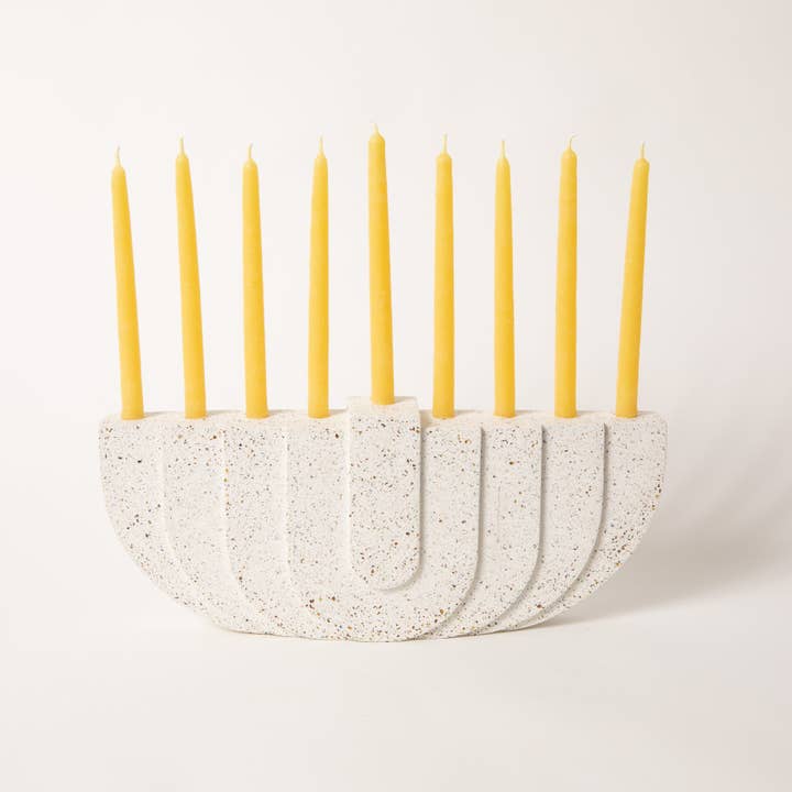 pretti.cool - Wholesale Menorah - Menorah | White Terrazzo1