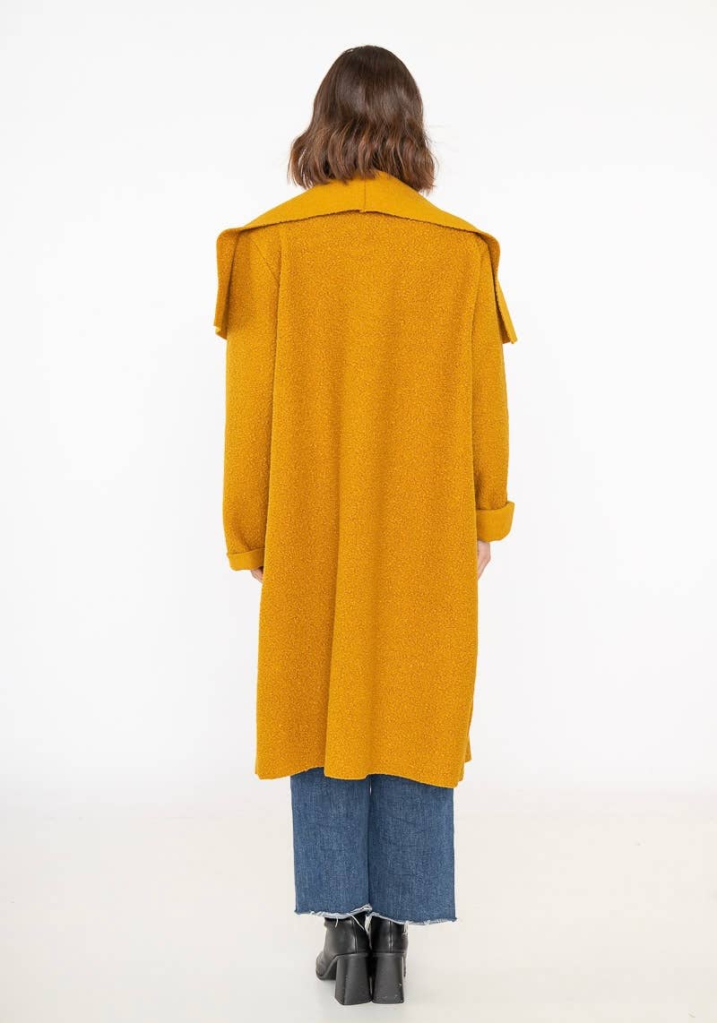 LINEN & COTTON HOUSE - Vente Manteau – femme - VESTE BOUCLETTE MATIERE RESPONSABLE + SIZE  35122 68