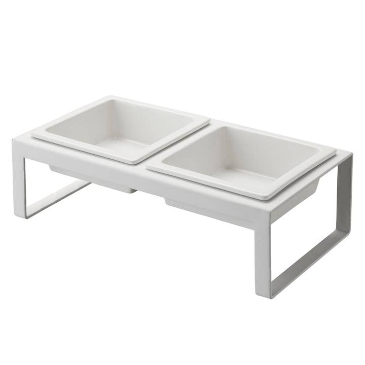 Yamazaki Home - Wholesale Pet Bowl - Cat/Dog - Tower Pet Food Bowl - Tall