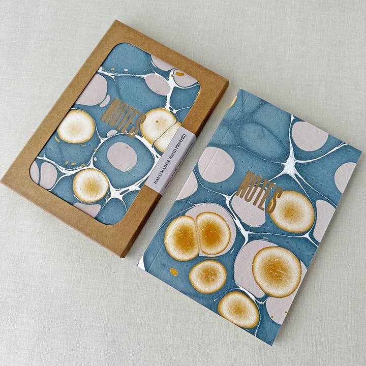Sukie – wholesale Notebook – Marbled Notebook Blue & Pink6