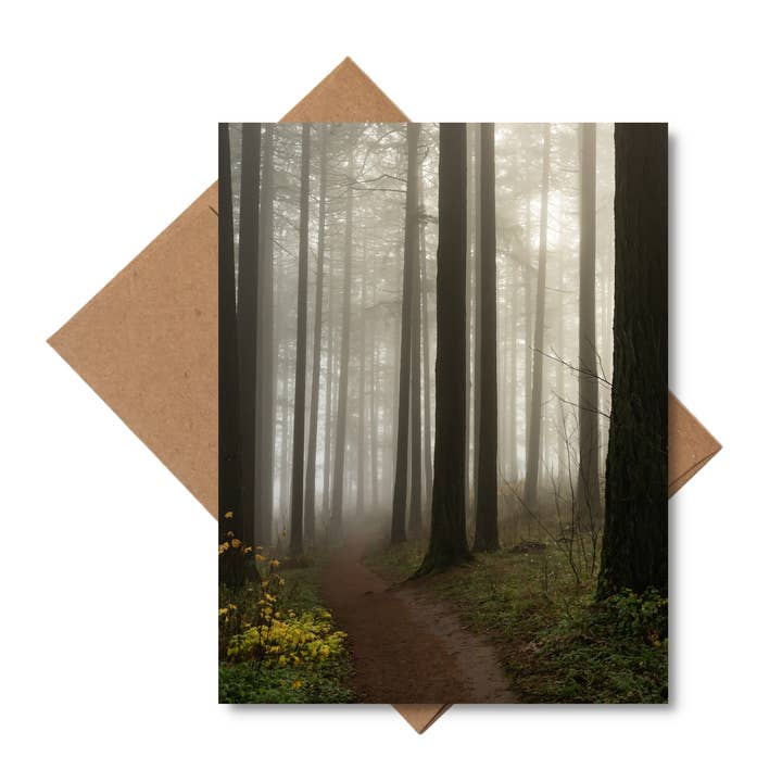 "Trunk Lines" Nature Photo Greeting Card for wholesale by Andrea Morris Art