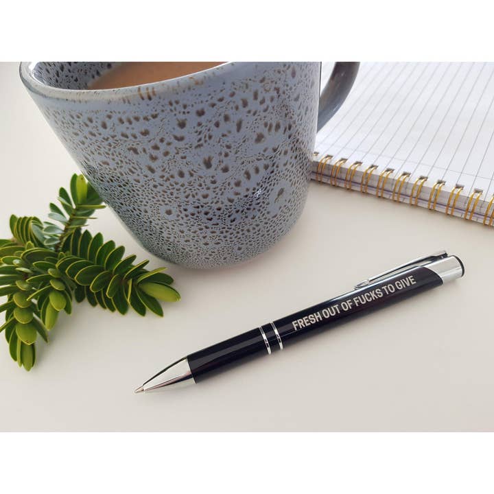 Fresh Out Of Fucks To Give Pen for wholesale by Disrupted Industries