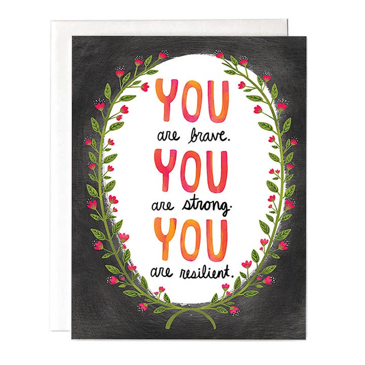 Você é um cartão corajoso, forte e resiliente por atacado de Fox Card Co