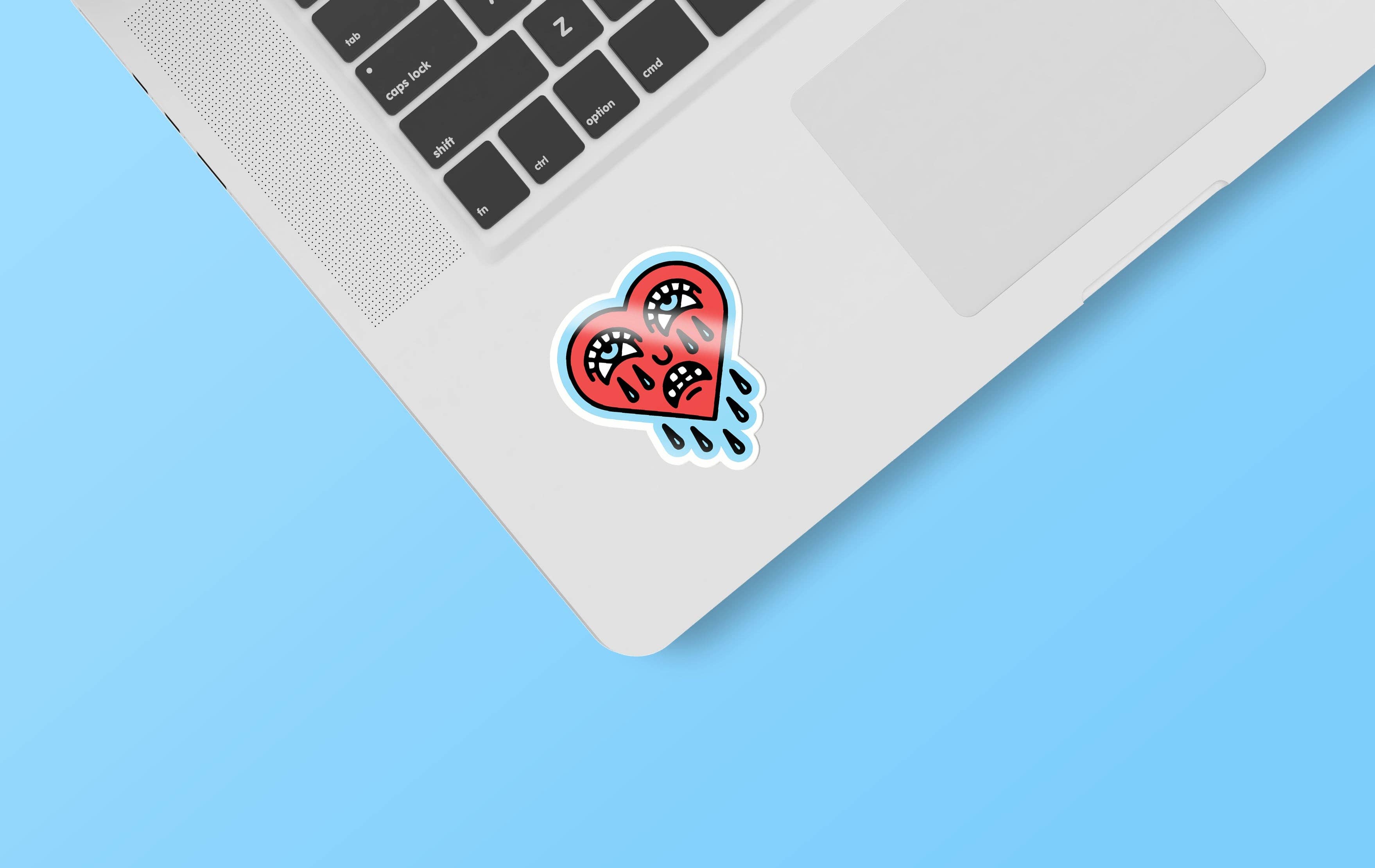 Kosmic Soul - Wholesale Sticker - Crying Heart Sticker2