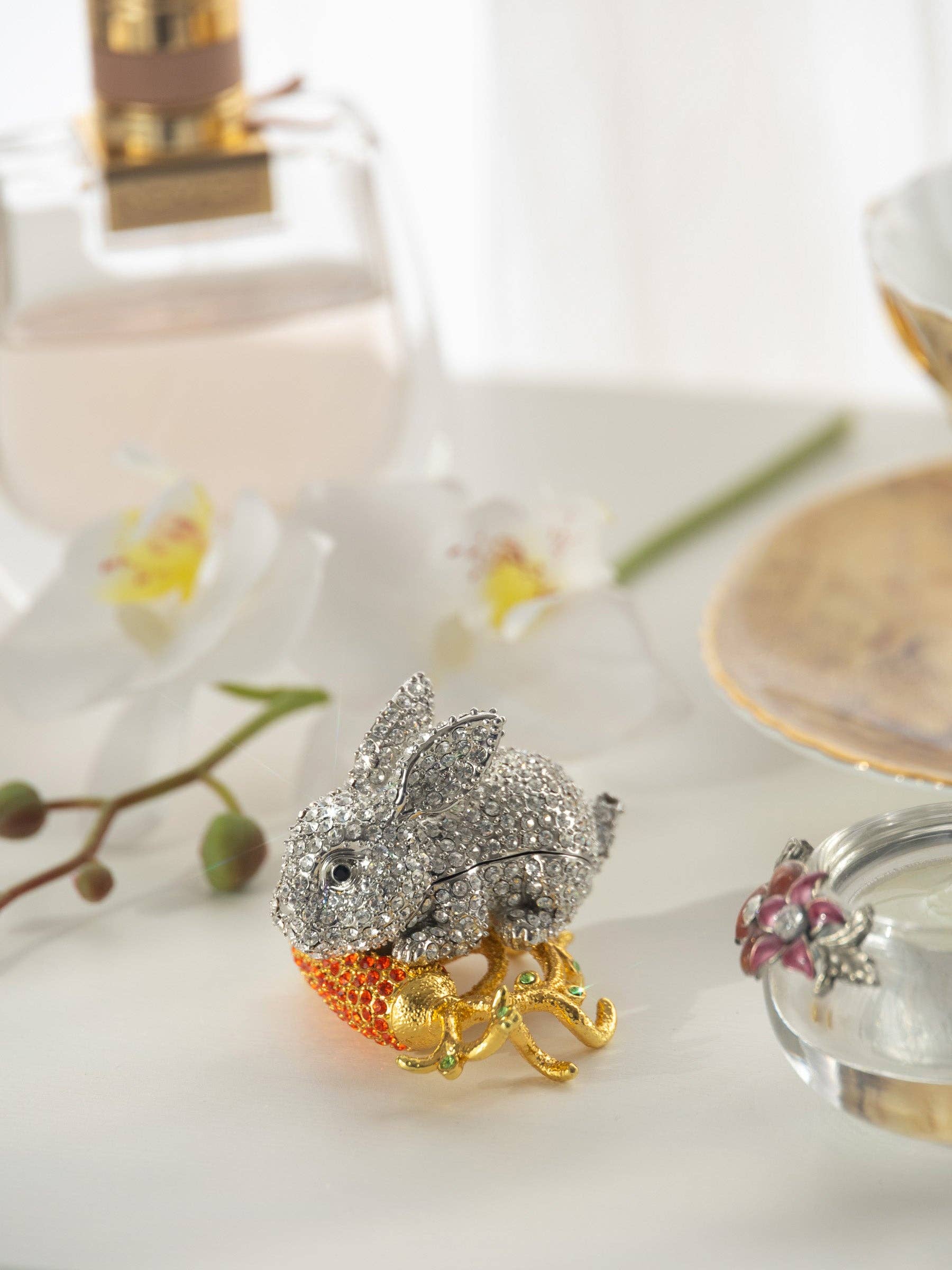 Keren Kopal - Wholesale Jewelry Box/Organizer - Rabbit with Carrot Trinket Box5