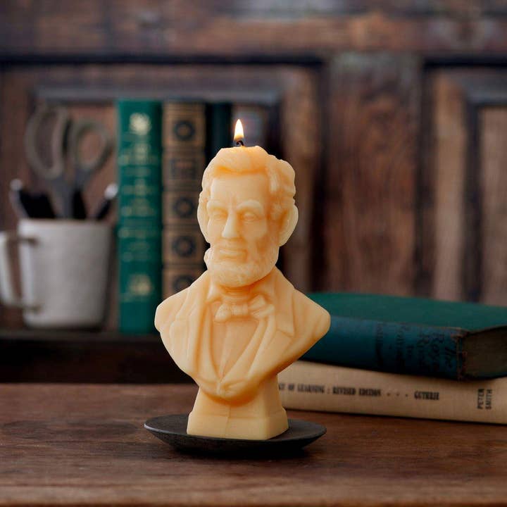 Big Dipper Wax Works - Wholesale Novelty Candle - Abraham Lincoln Candle – 100% Beeswax – 6” Handcrafted1