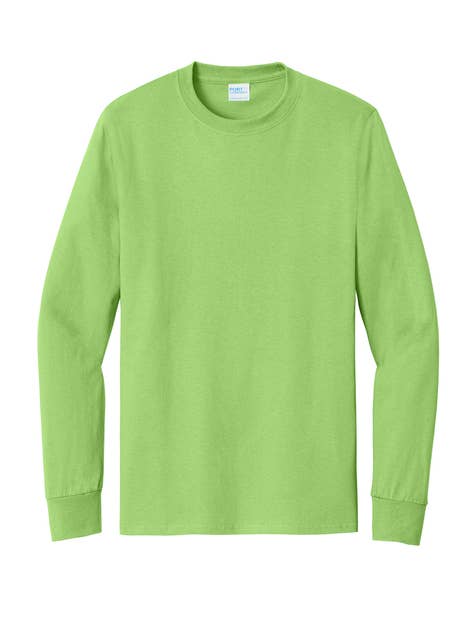 Print The Dream - Wholesale T-Shirt - Men's - Port & Company Long Sleeve Essential Tee14