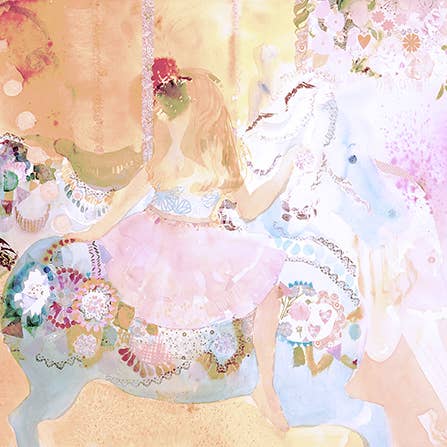 AITANA'S CARROUSSEL-Druck für den Großhandel von Cottonets