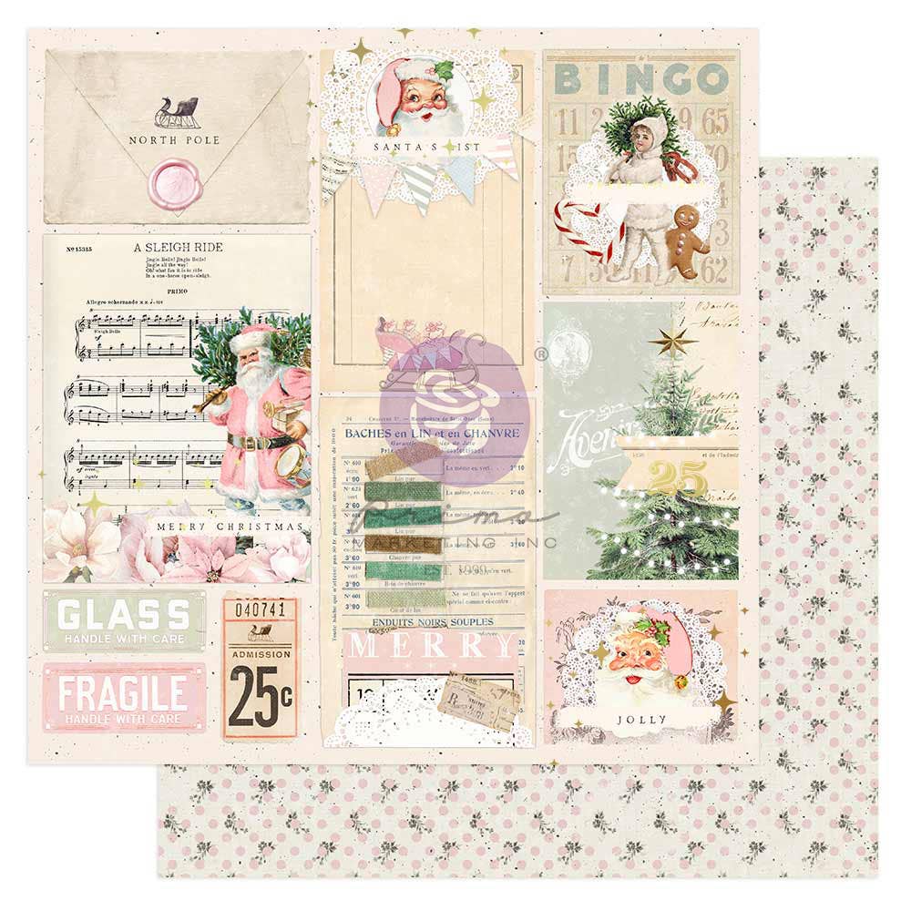 Prima Marketing Inc – Großhandel Weihnachtsschmuck – Weihnachtsmarkt Sweet Holiday 12"x12" 6553509811811