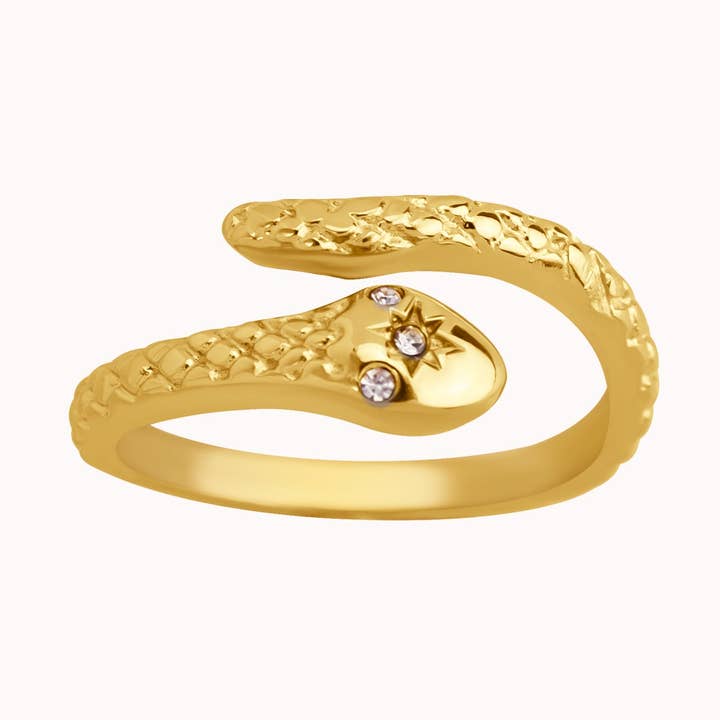 Medusa Snake Ring for wholesale by CARIS Jewelry