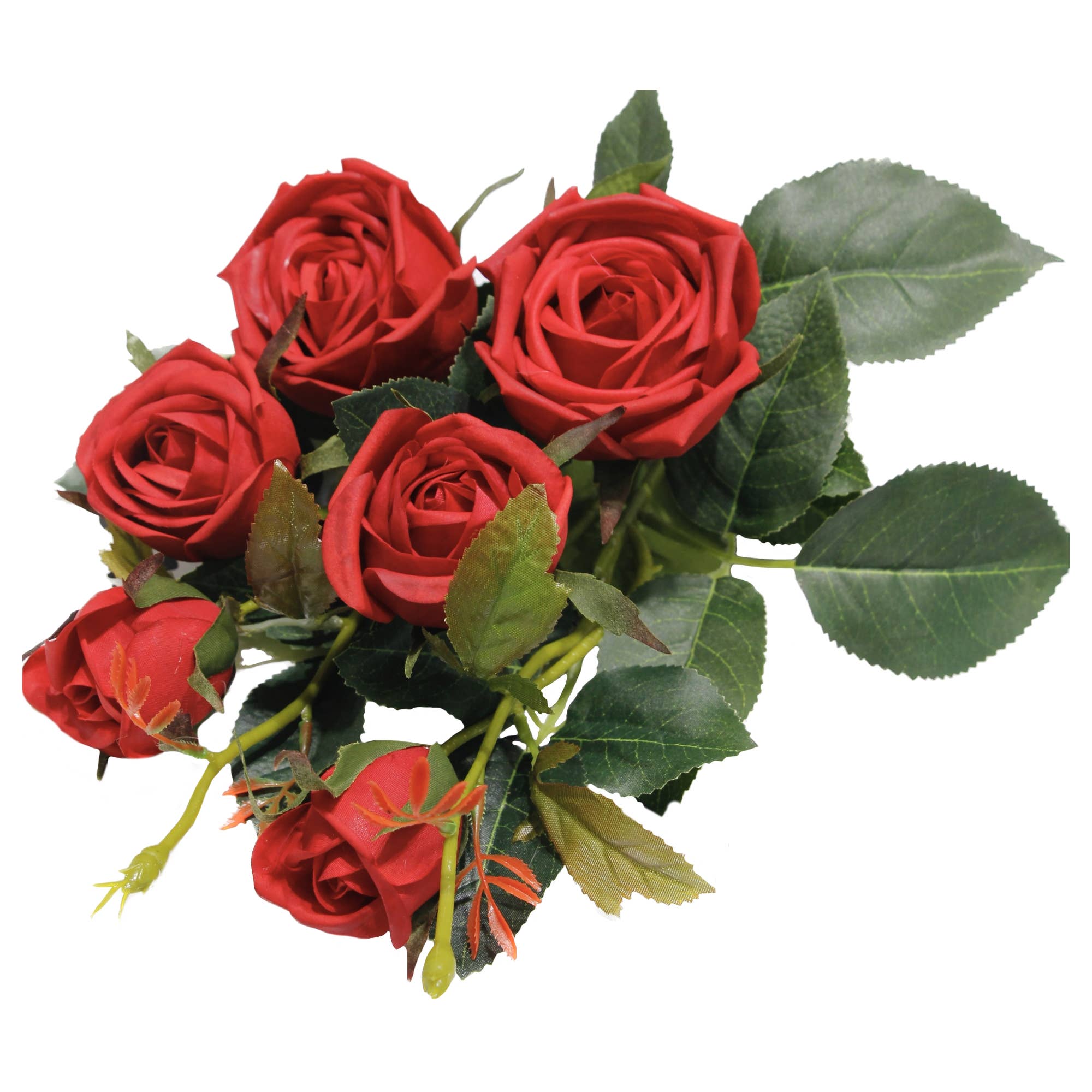 Angel Isabella - Wholesale Artificial Flowers - 24" Real Touch Rose-3 flowers10