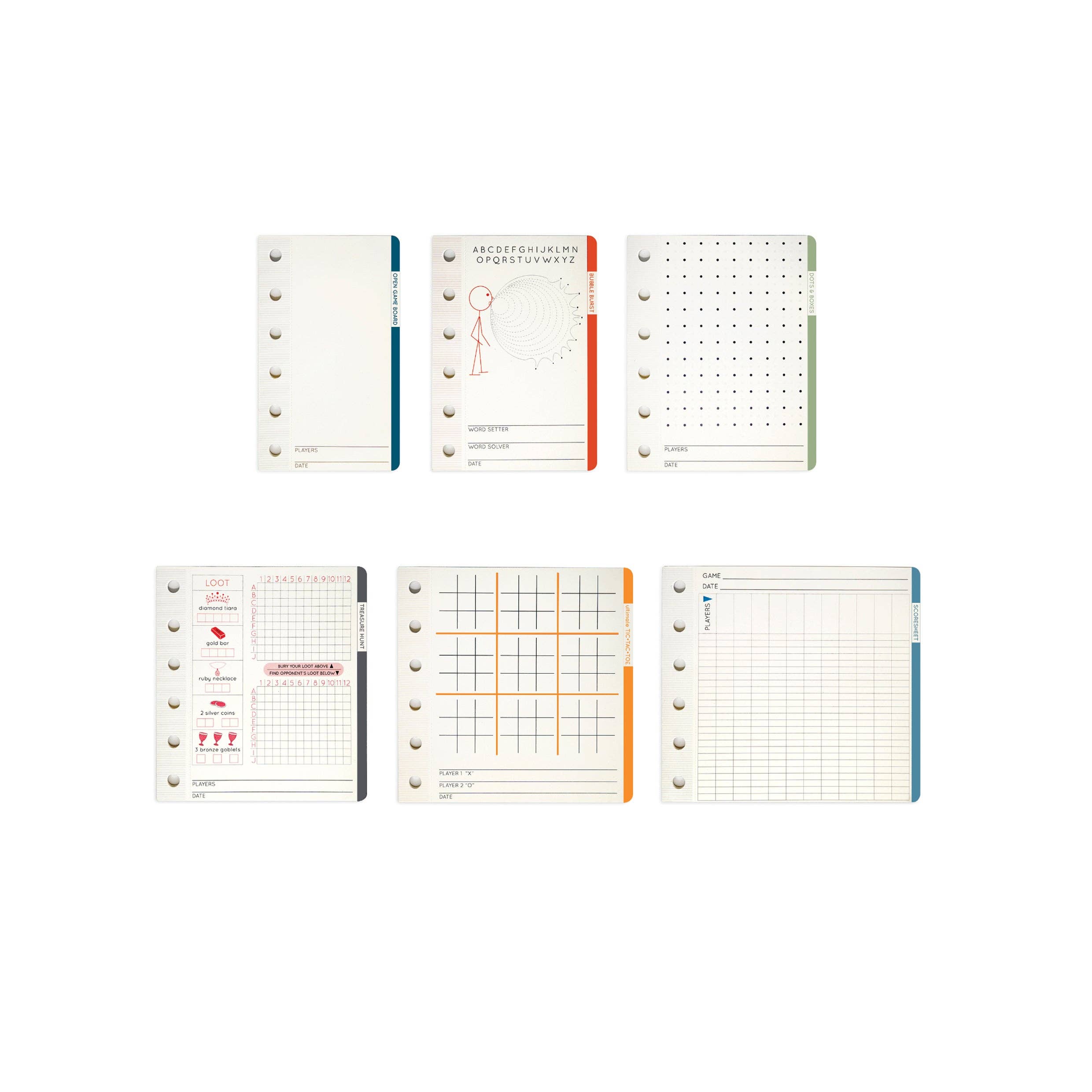 Three by Three Seattle - Wholesale Board Game - jOTBLOCK stacked pads games set2