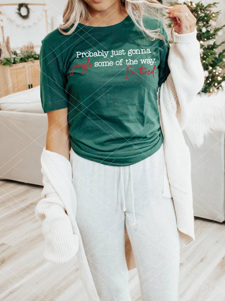 Pressure and Grace - Wholesale Graphic Sweatshirt - Women's - I'm Just gonna Jingle Some of the Way3