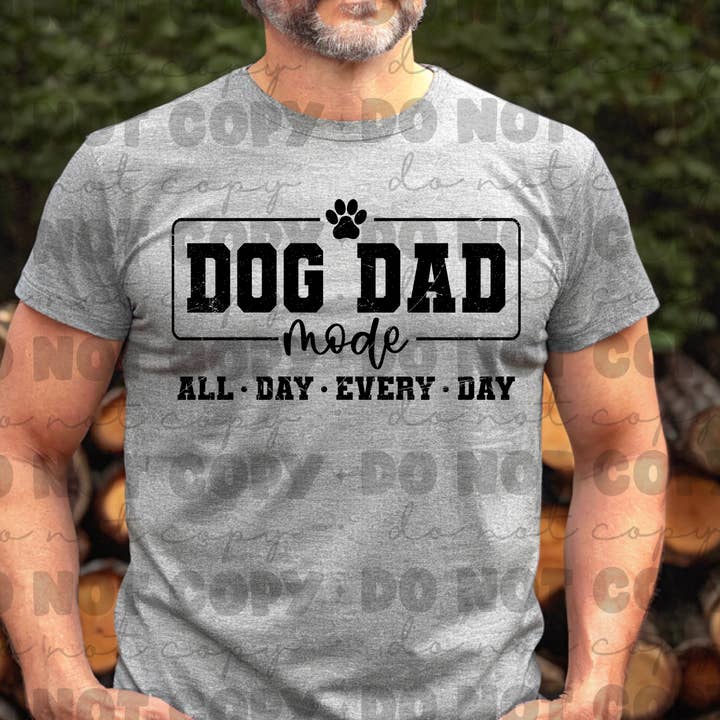 Dog Dad shirt for wholesale by KTD DESIGNS