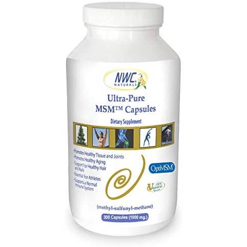 NWC Naturals® - Wholesale Oral Supplement/Vitamin - Ultra-Pure™ MSM 300 count capsules 1000 mg.1