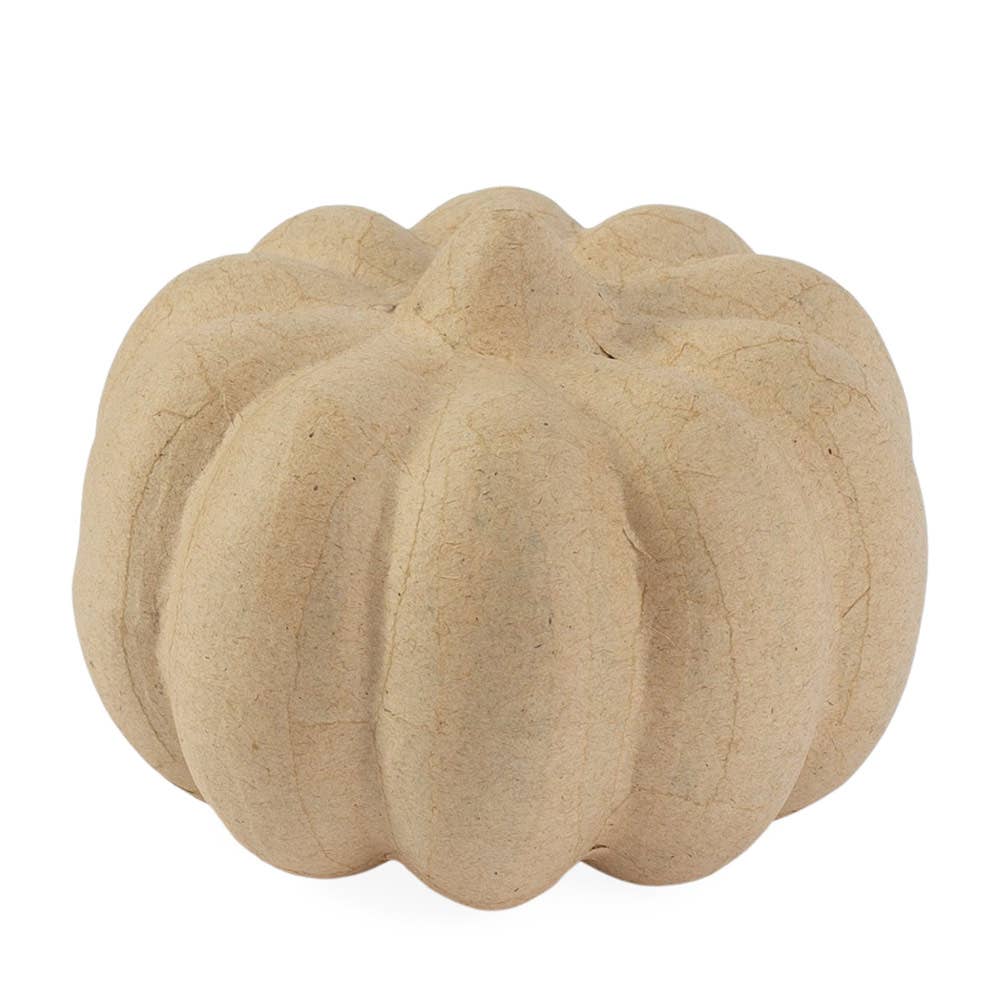 Factory Direct Craft – wholesale Papier maché – Pappersmaché Pumpa - 3-1/2" H x 4-1/2" Dia.2