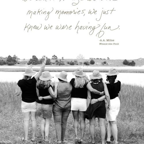 Bonair Daydreams - Wholesale Birthday Card - 622B: We didn't realize we were making memories, we just kne