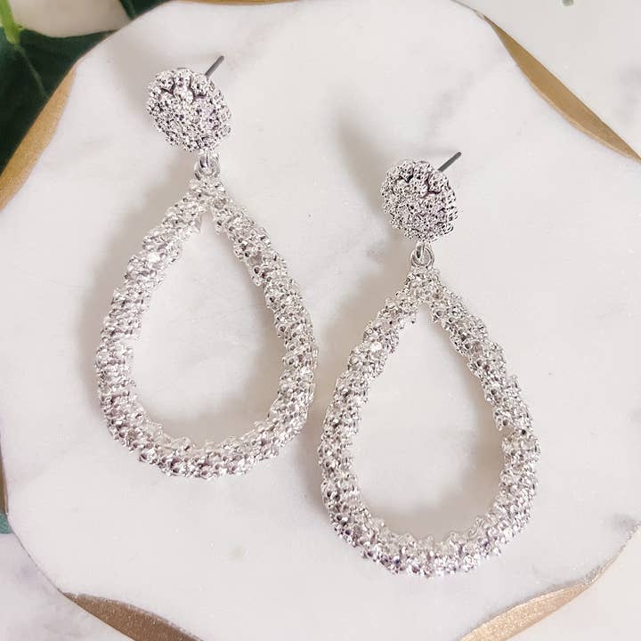 E-2070-Silver for wholesale by Lou & Co