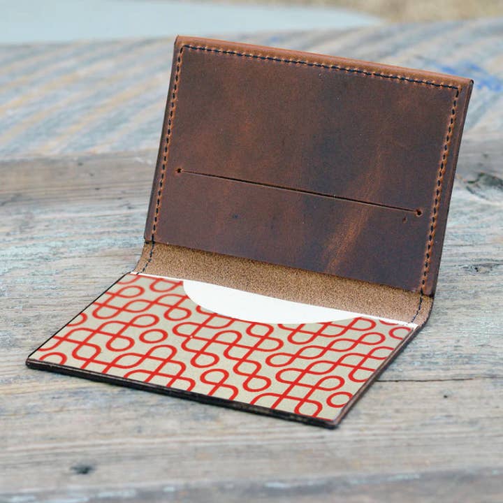 S&S Essentials Wallet - Red Pattern for wholesale by backerton