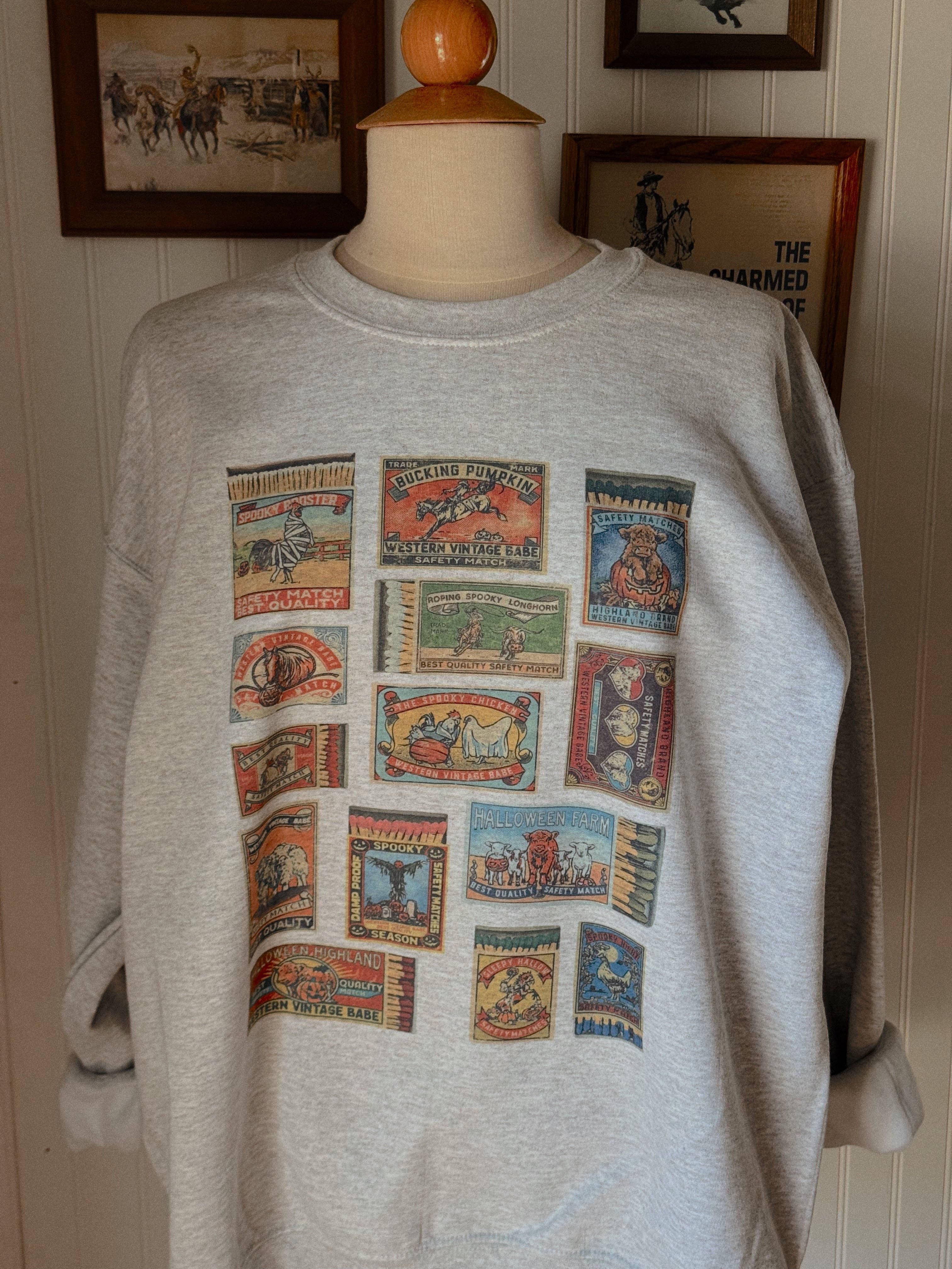 Western Vintage Babe - Wholesale T-shirt met print - Dames - SPOOKY LUCIFERDOOSJE1