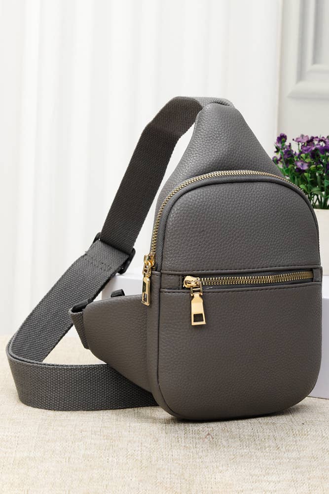 Hana – Engroshandel Crossbodytaske - Dame – Solid PU slynge taske22