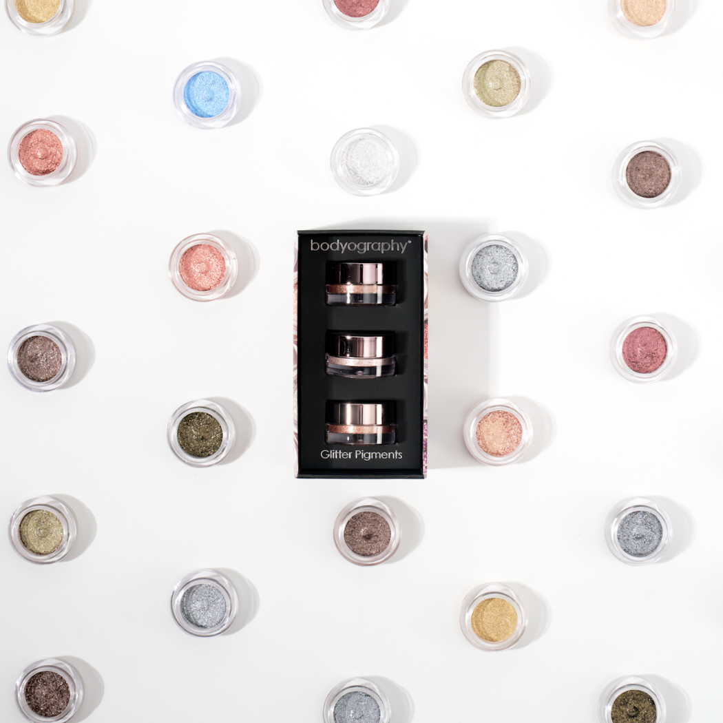 Bodyography Professional Cosmetics - Wholesale Body Glitter/Shimmer - Glitter Pigment Trio Set4
