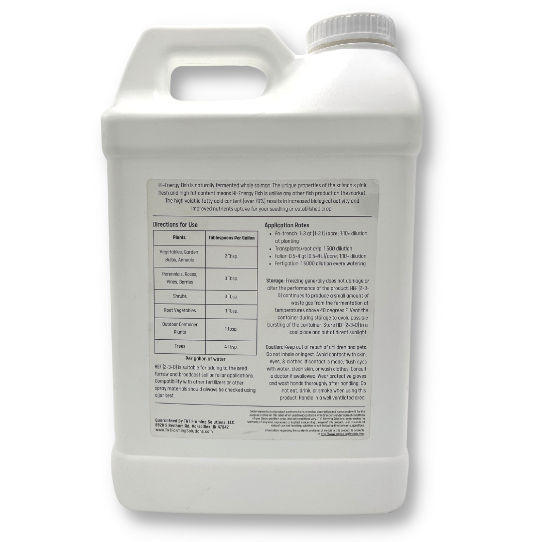 Elm Dirt - Wholesale Fertilizer - Hi-Energy Fish 2-3-03