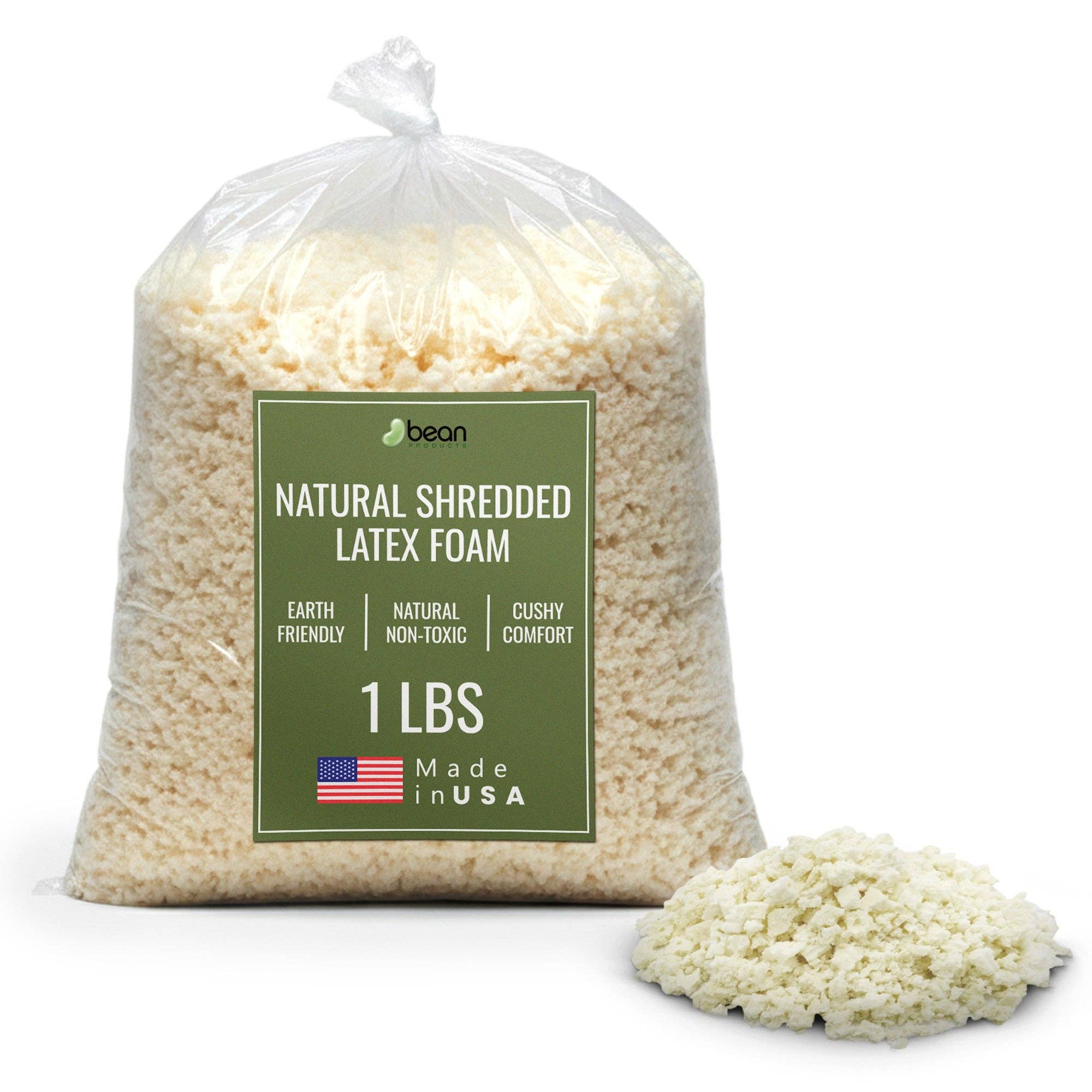 Bean Products - Wholesale Bath Soak/Milk - Organic Latex Foam Fill (Shredded)0