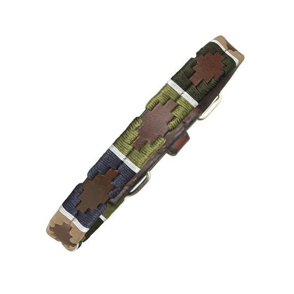 pampeano - Wholesale Pet Collar - Dog - pampeano hand-stitched leather dog collar - Caza1