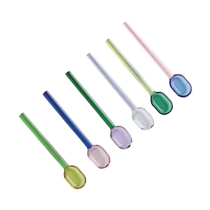 Multicolored teaspoons - set of 6 for wholesale by AULICA