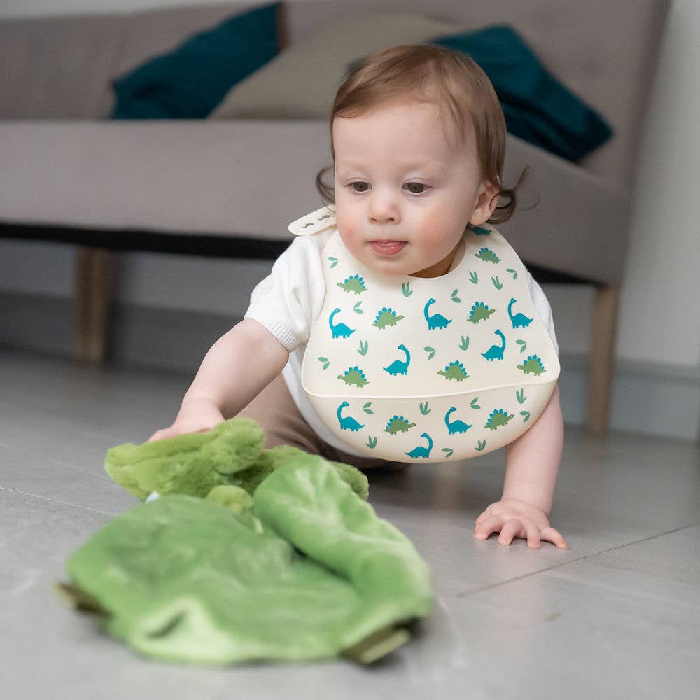 Ziggle Baby - Wholesale Bib - Baby - Catch It Silicone Bib Dinosaur8