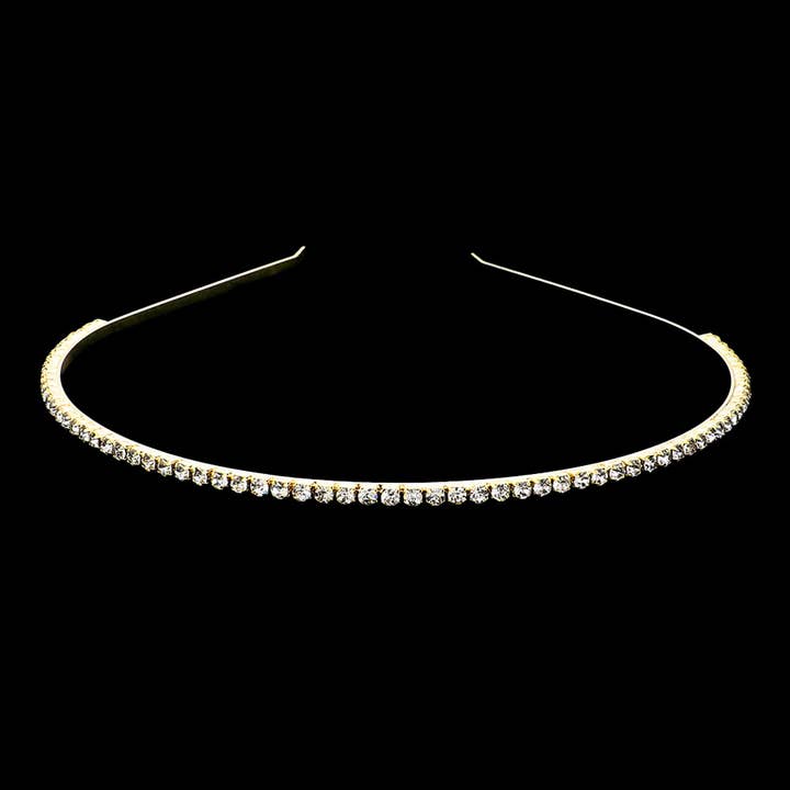 1 Row rhinestone headband for wholesale by Sensibling Corp.