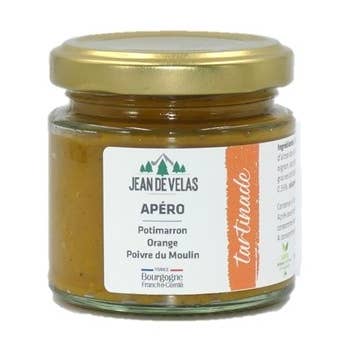 Crema para untar APÉRO - Calabaza, naranja, pimienta molida para venta al por mayor de JEAN DE VELAS